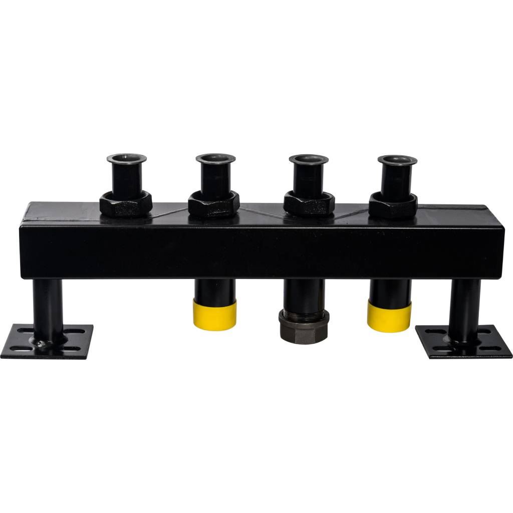 Стальной распределительный коллектор STOUT SDG-0016 2 отопительных контура, в теплоизоляции DN 32