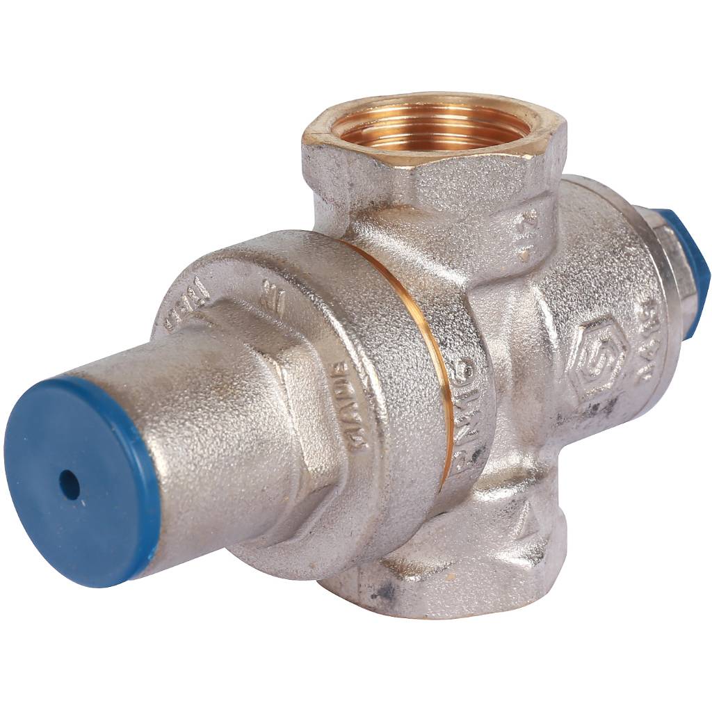 STOUT  Редуктор давления PN16 вн/вн 1/2  с выходом под манометр, SVS-1010-000015