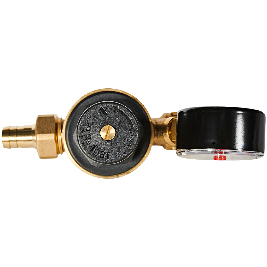 Автоматический подпиточный клапан ROMMER RVS-0050 с манометром 1/2 ВН/НР, крышка-пластик