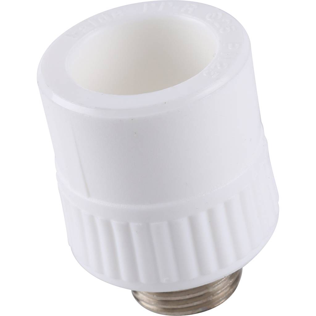 Муфта комбинированная Kalde наружняя резьба 25x1/2 для полипропиленовых труб под сварку, 3222-nmo-250b00