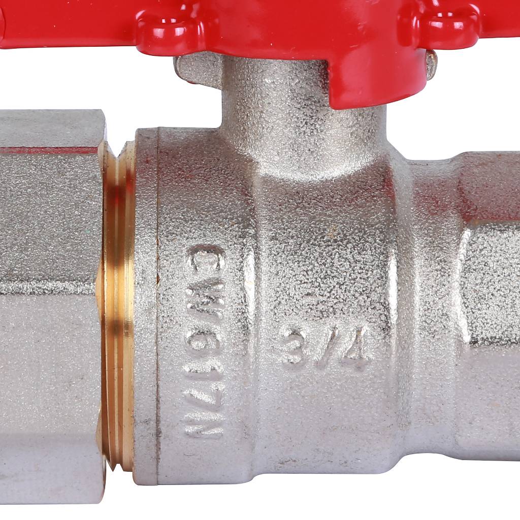 Кран шаровой ROMMER с американкой 3/4 ВН/НР, ручка бабочка, RBV-0005-0510220