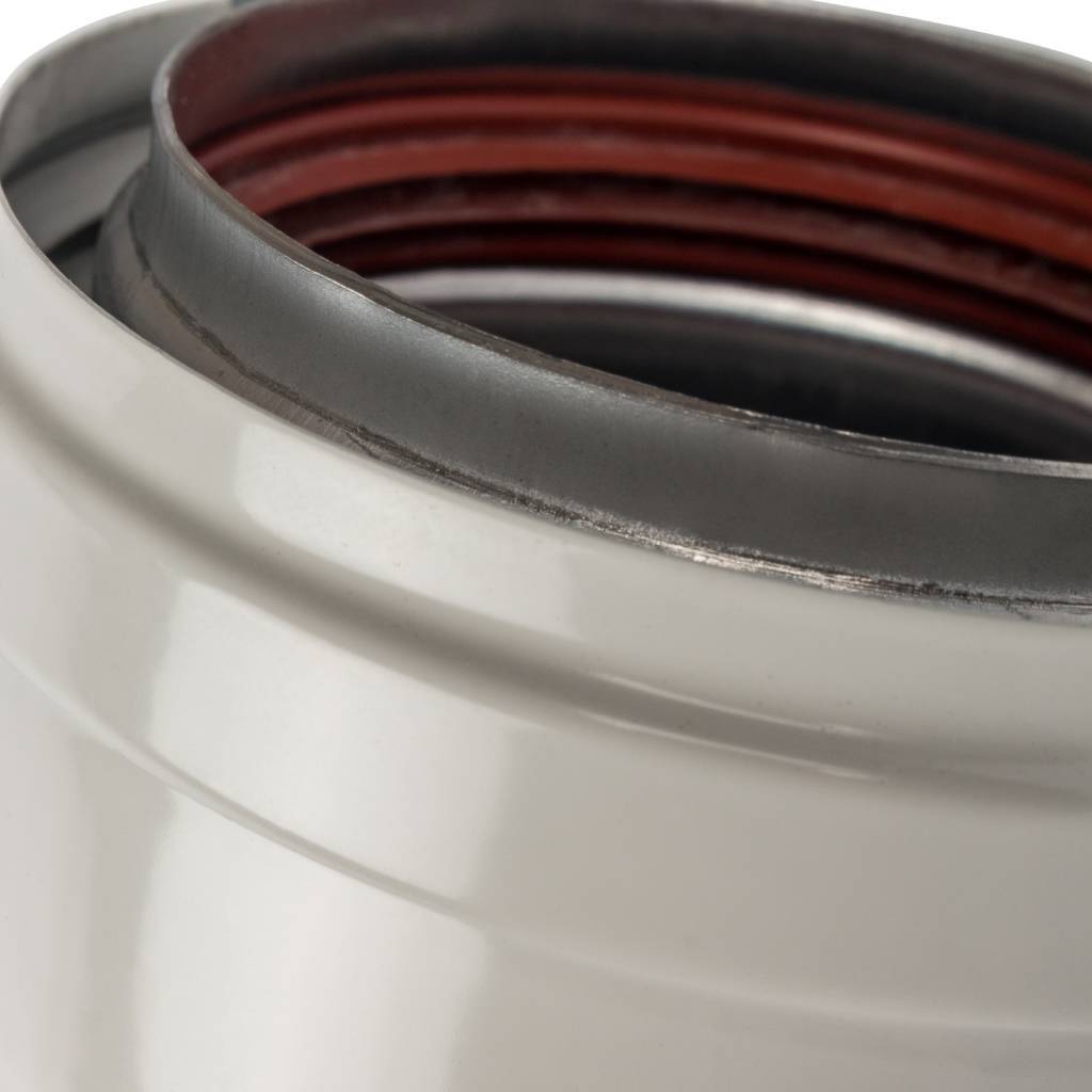 *SCA-0080-801000 STOUT элемент дымохода DN 80 труба 1000 мм утепленная п/м, SCA-0080-801000