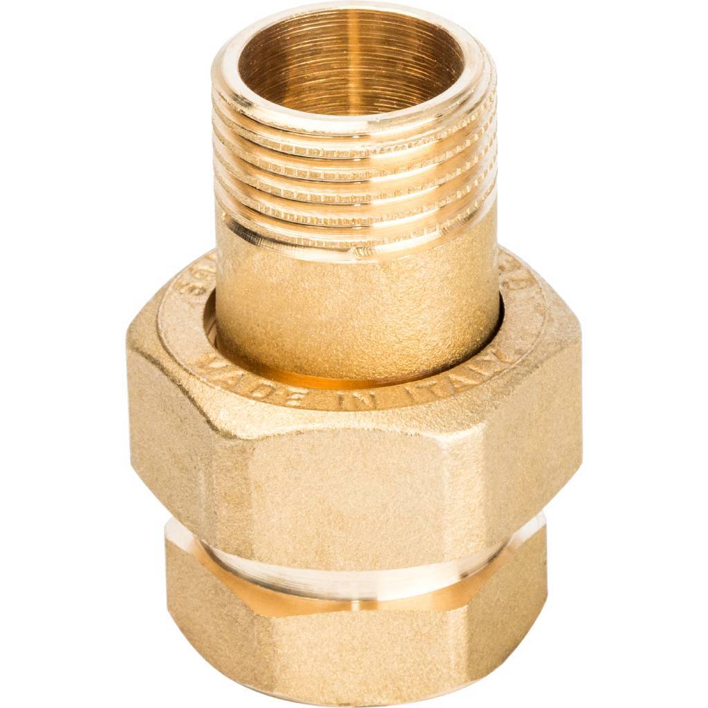 Разъемное соединение STOUT американка ВН 1/2 уплотнение под гайкой по плоскости, SFT-0044-000012