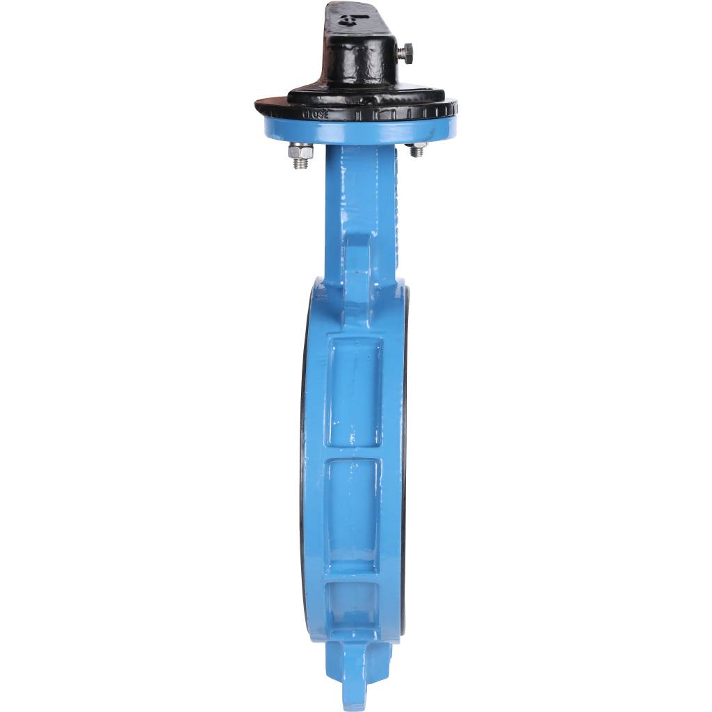 Затвор поворотно-дисковый Tecofi VPI4448 DN 200 PN 16 межфланцевый с ручкой из чугуна EPDM, VPI4448-02EP0200