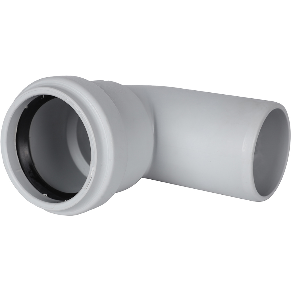 Отвод канализационный бесшумный STOUT D58х87,5°, SKB-0012-005887