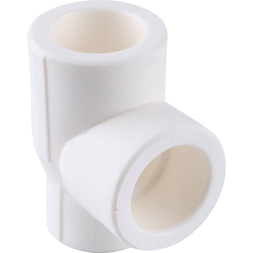 Тройник переходной Kalde 25х25х20 для полипропиленовых труб под сварку (цвет белый), 3212-tio-252520