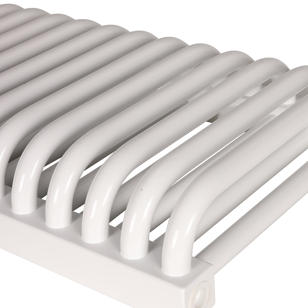 2-х трубчатый стальной радиатор ROMMER RST 2030/16 секций боковое подключение RAL9016