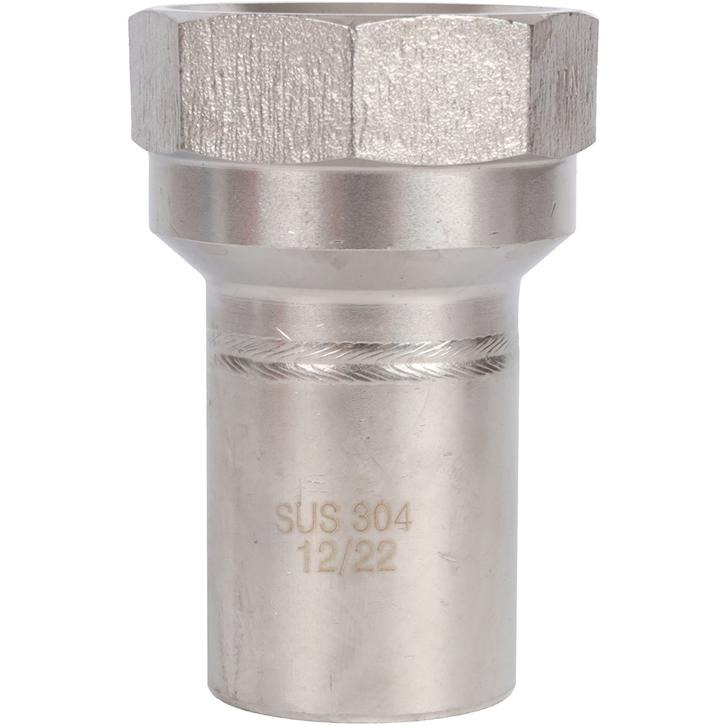 Вставка переходная НПр-ВР ROMMER 35х1 1/4 из нержавеющей стали прессовой