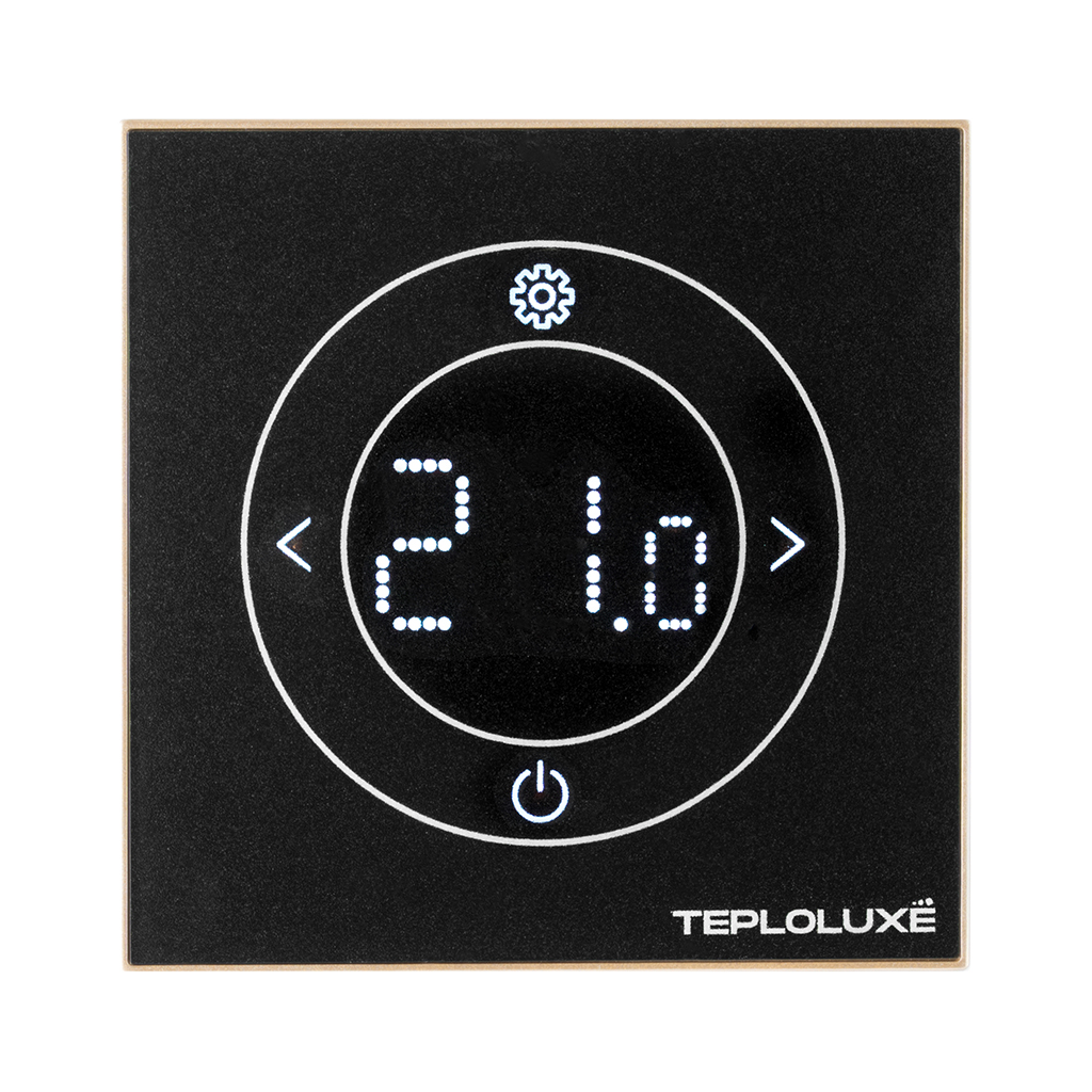 Терморегулятор электронный Теплолюкс Solus Zen Wi-Fi черный/золото, 100000379600