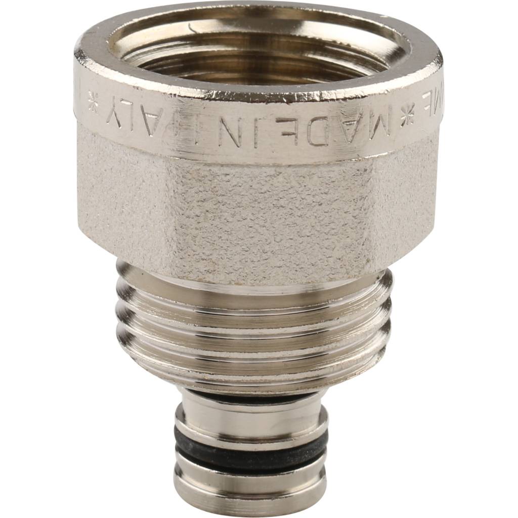 Муфта TIEMME с внутренней резьбой (16х2.0х1/2) для металлопластиковых труб винтовой, 1600004