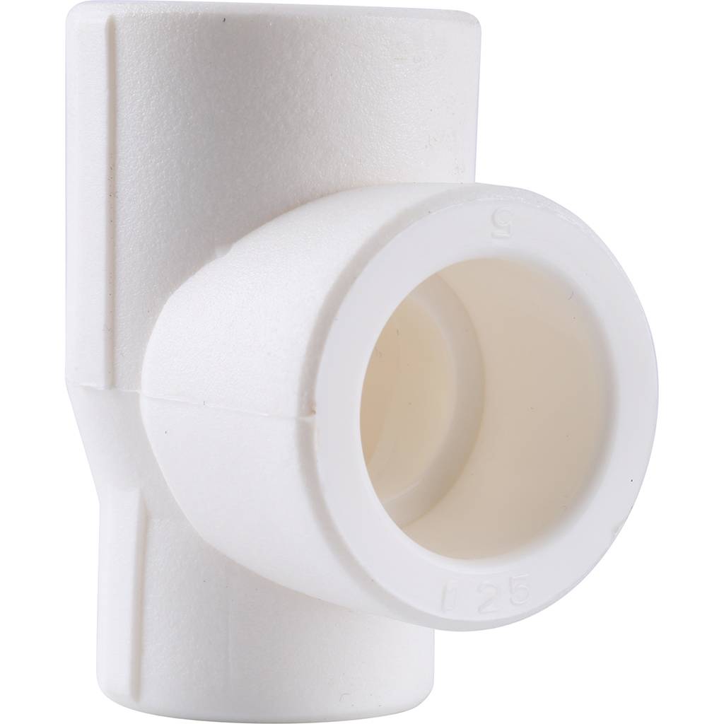 Тройник переходной Kalde 25х25х20 для полипропиленовых труб под сварку (цвет белый), 3212-tio-252520