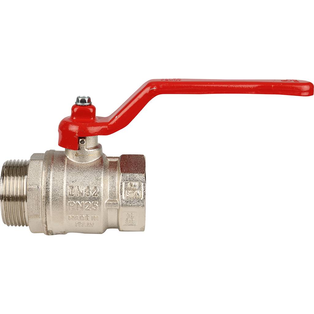 Кран шаровой Itap VIENNA 117 1 1/4 муфта/резьба стандартный проход (рычаг), 56839