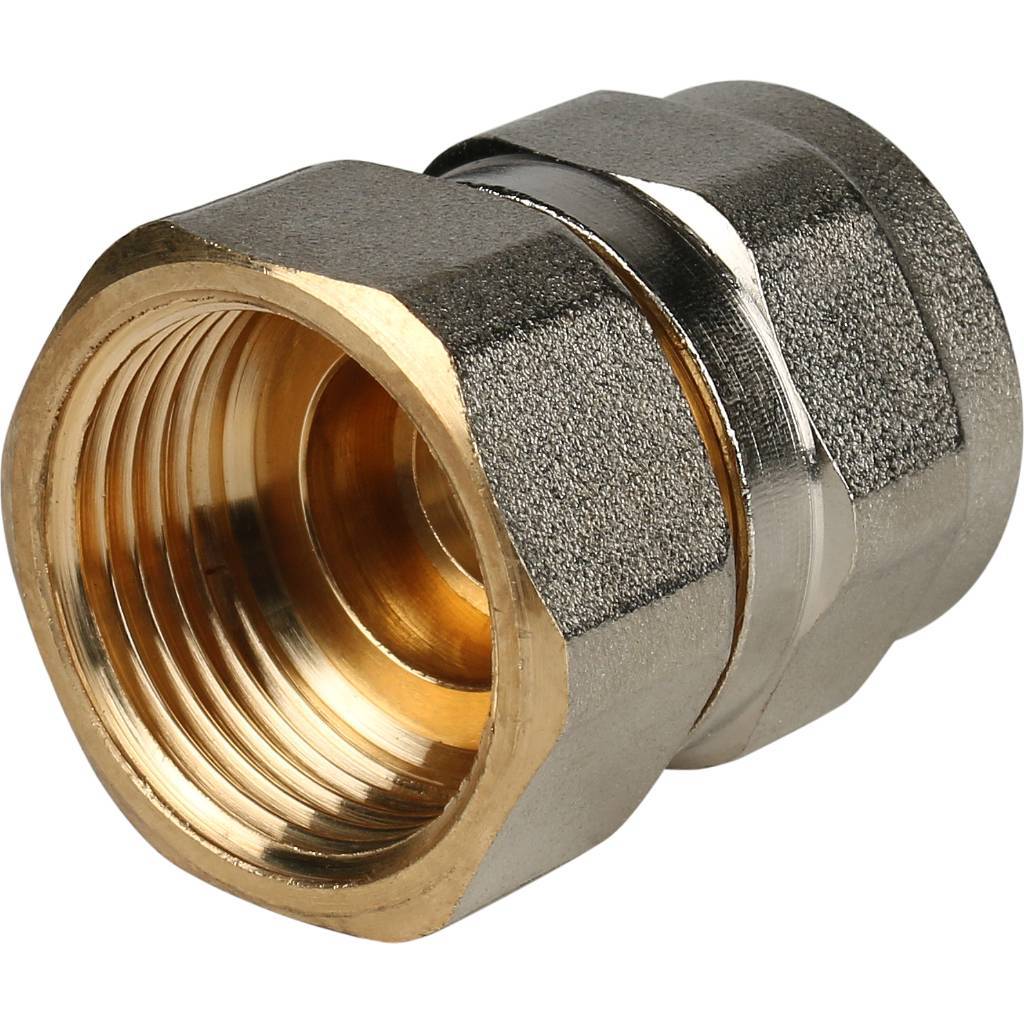 Переходник STOUT с внутренней резьбой 3/4 х20 для металлопластиковых труб винтовой, SFS-0002-003420
