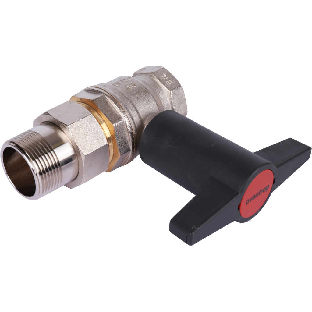 Кран шаровой OVENTROP Optibal с маховиком ВР конич. уплотн. с НГ 1 1/4