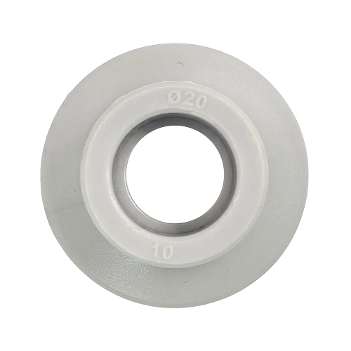 Муфта комбинированная PPR внутренняя резьба 20х3/4,  серый, РТП