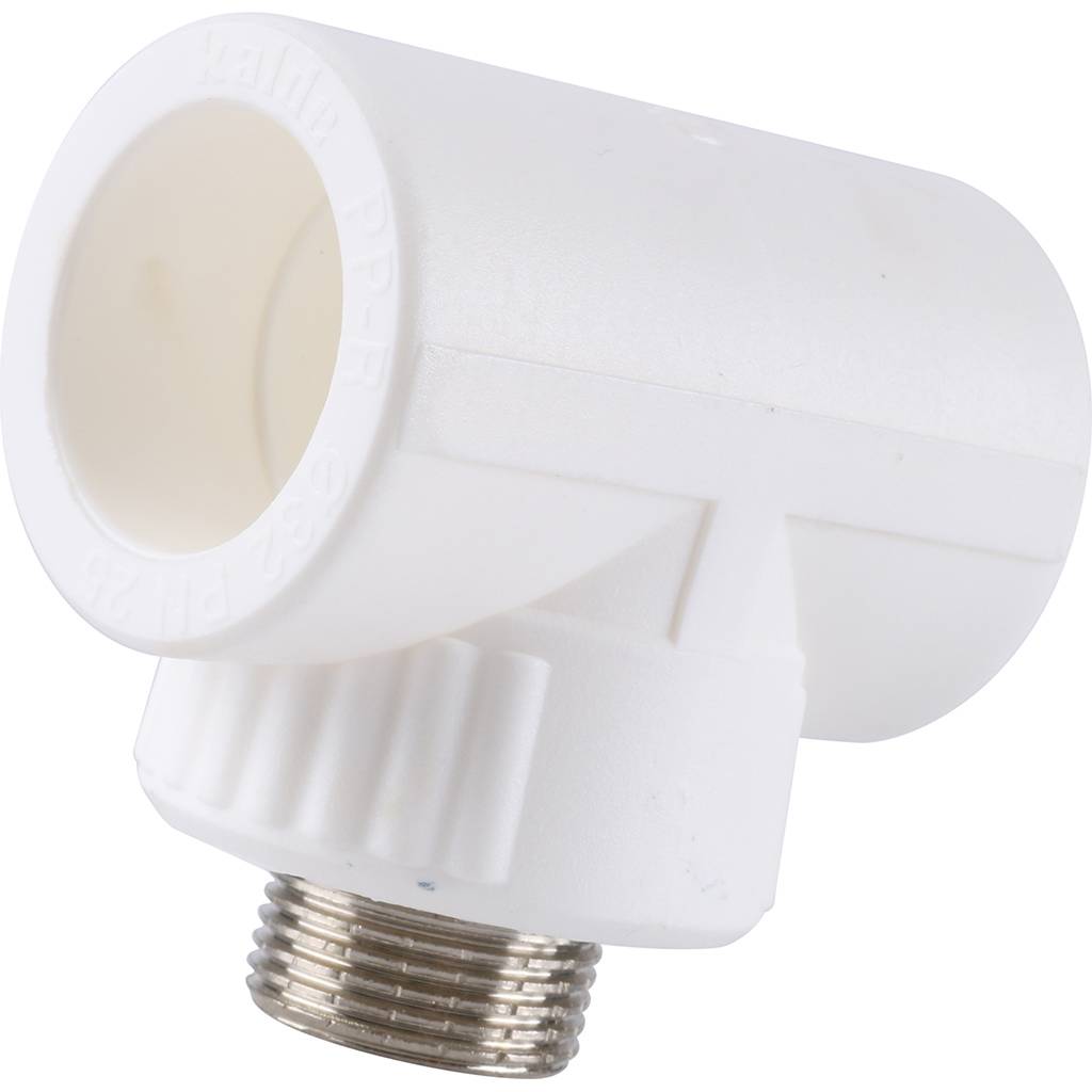 Тройник Kalde с наружной резьбой для полипропиленовых труб 32х1/2, 3222-tmo-320b32