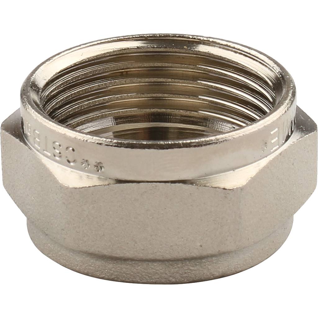 Угольник TIEMME с внутренней резьбой с креплением (20х2.0х1/2) для металлопластиковых труб винтовой, 1600027