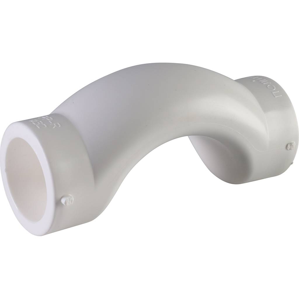 Обводное колено Политэк d=32 для полипропиленовых труб под сварку (цвет белый), 9000010032