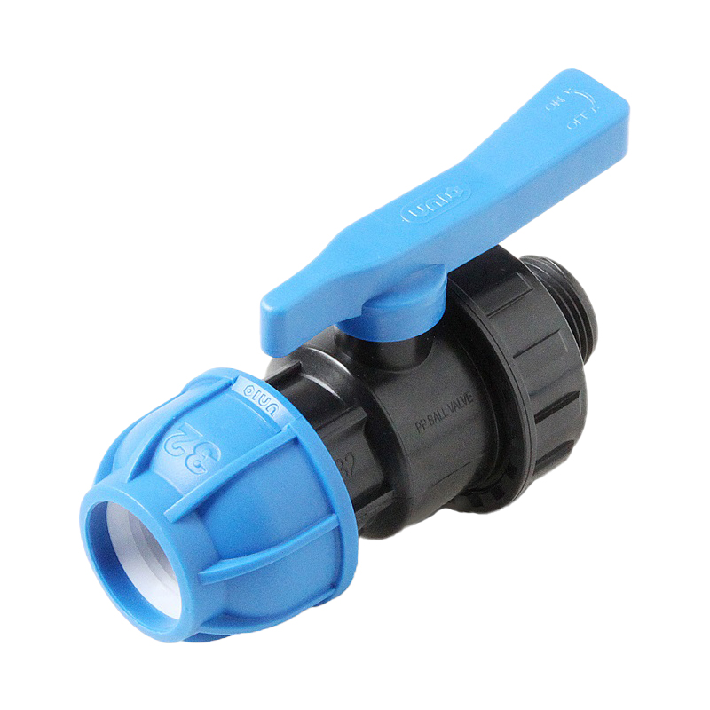 Кран муфта шаровой Pro Aqua ПНД UNIO D 32x1 нр, 9930000000M032