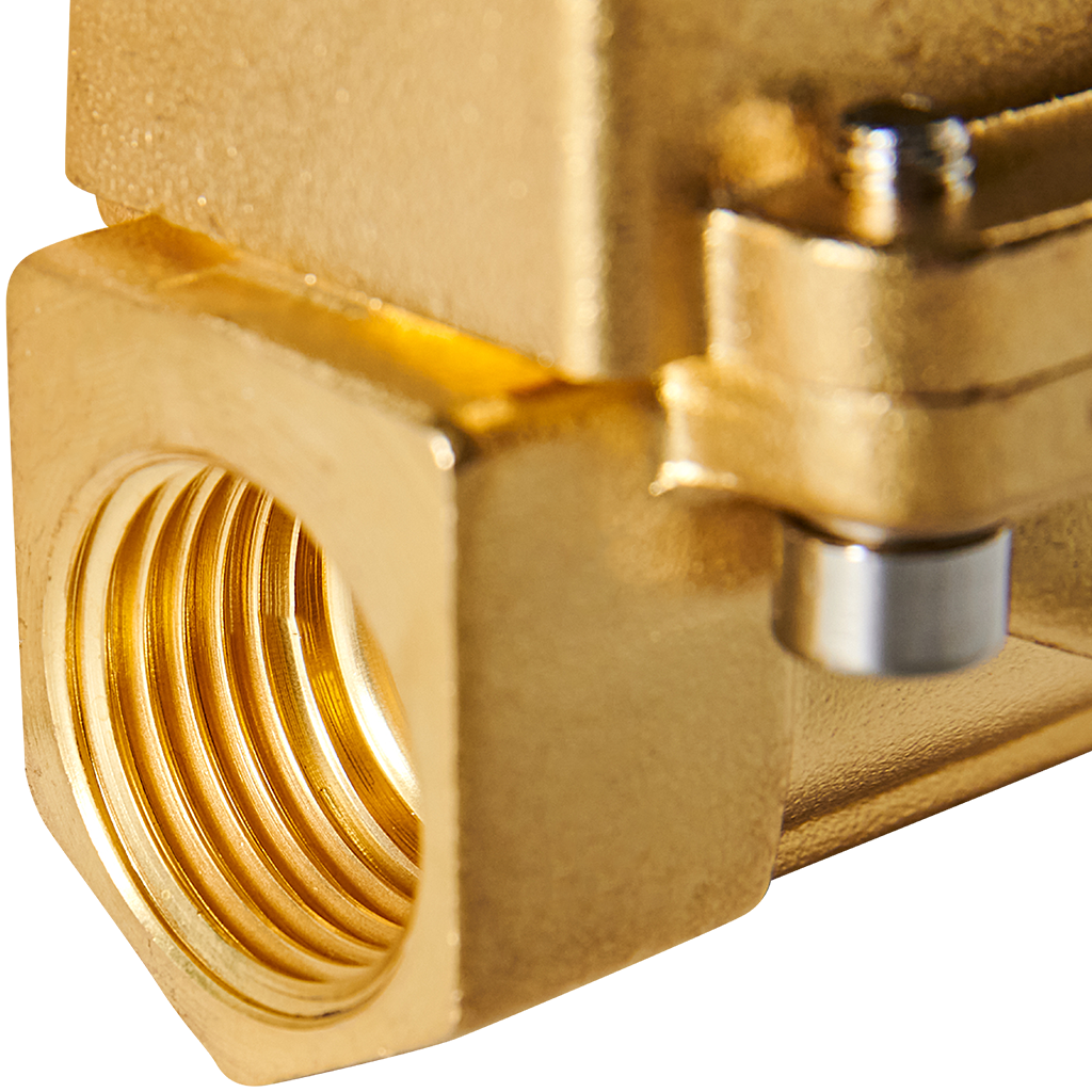 Клапан соленоидный (электромагнитный) STOUT непрямого (пилотного) действия НЗ 24В G1/2 SSV-0030-024015