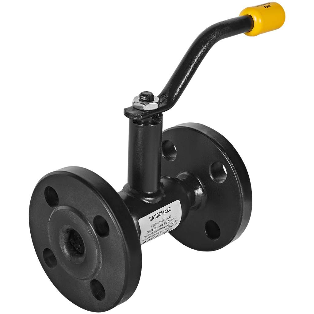 Кран шаровой стальной БРОЕН Балломакс ф/ф DN 015 PN 40 для теплоснабжения с рукояткой