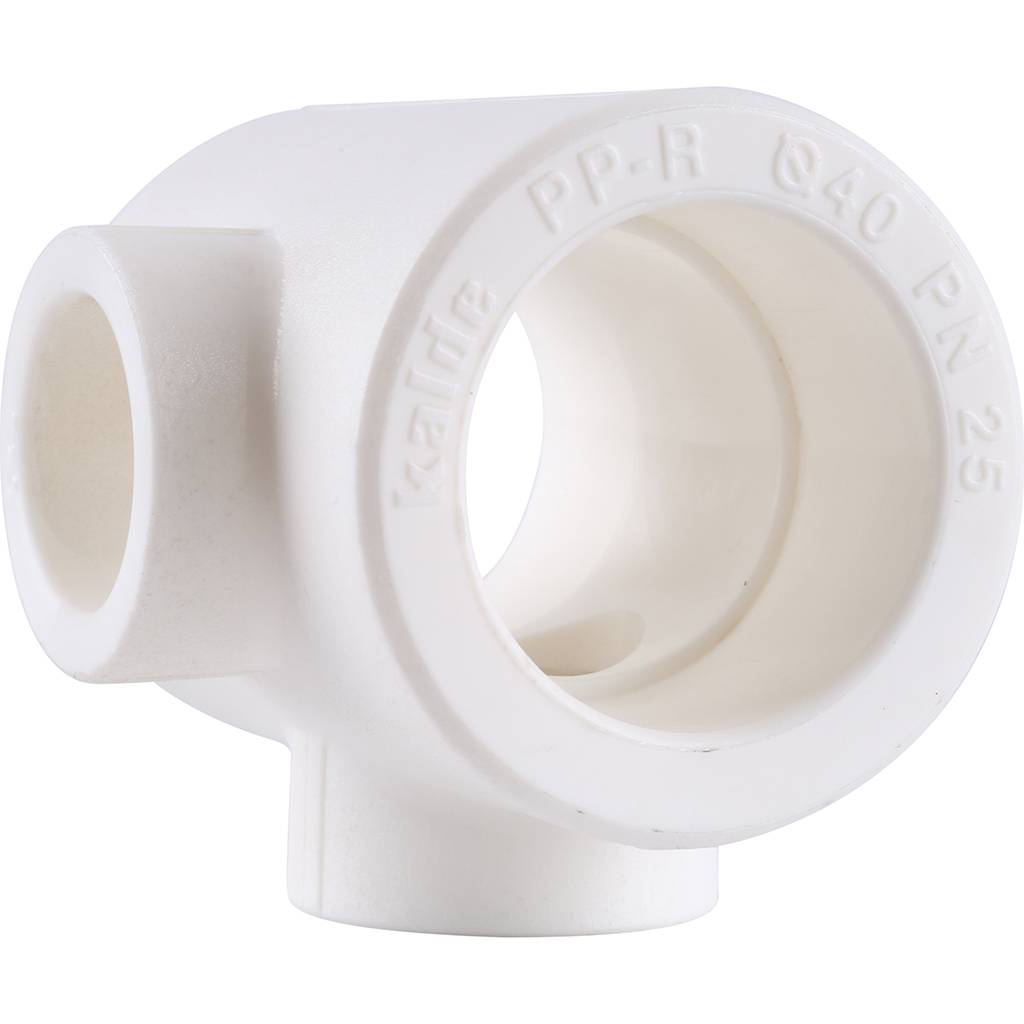 Крестовина переходная Kalde 40*25 для полипропиленовых труб под сварку (цвет белый), 3212-cdl-402500