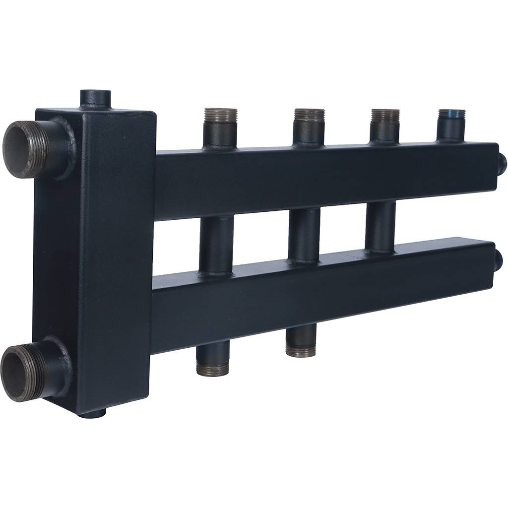 Коллектор (дублер компакт) ROMMER с гидроразделителем на 2+1+1 контура RDG-0018-024024