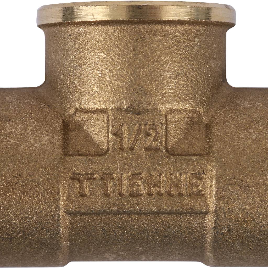 Тройник TIEMME ВВ 1/2 для стальных труб резьбовой, 1500003