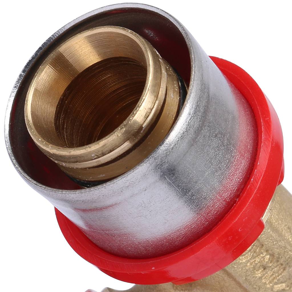 Угольник TIEMME  26x26 для металлопластиковых труб прессовой, 1650003