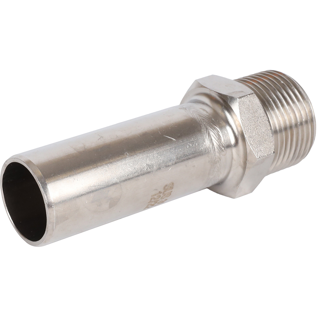 Вставка переходная НПр-НР ROMMER 22х3/4 из нержавеющей стали прессовой