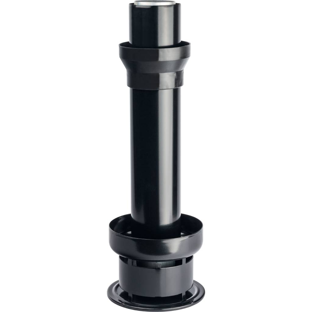 Элемент дымохода STOUT DN80/100 к-т адаптер вертикальный утепленный, 584 мм, финальный участок