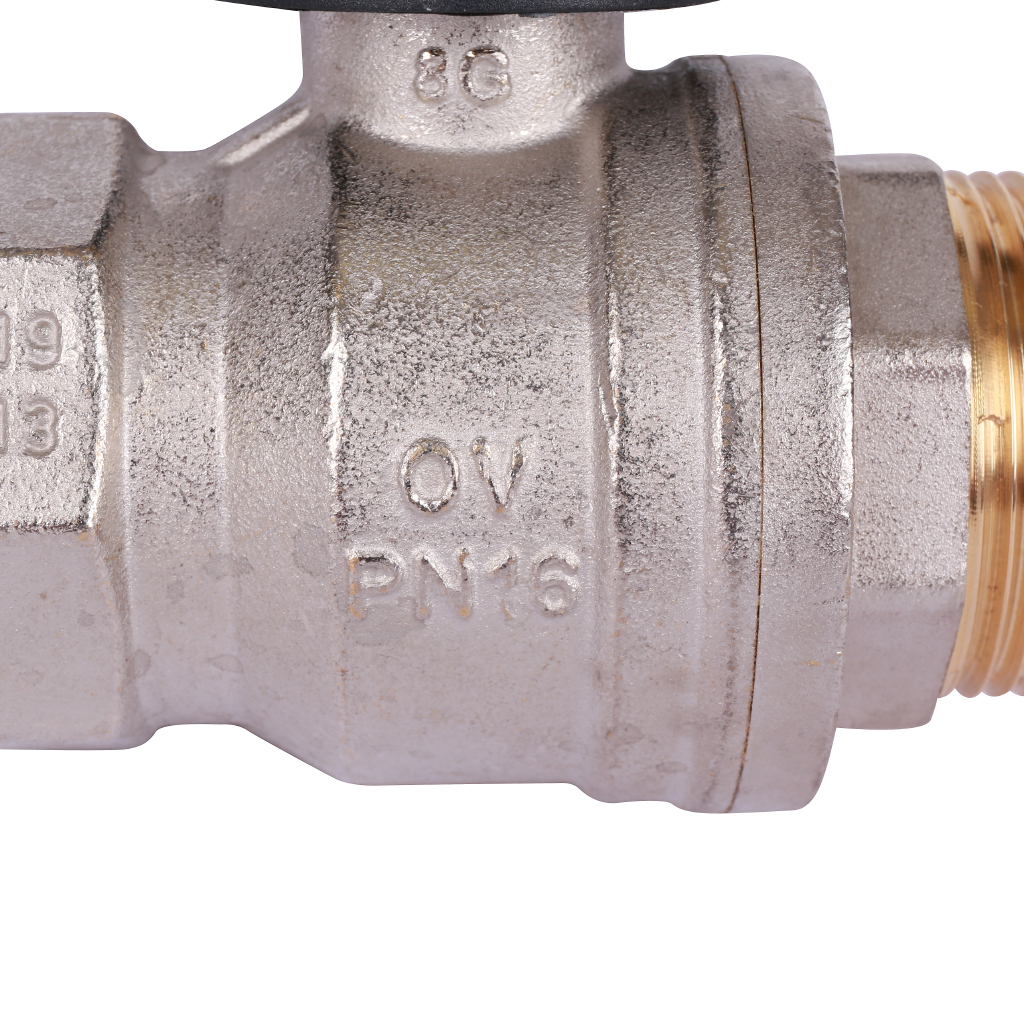 Кран шаровой OVENTROP Optibal с пласмас. Маховиком, ВР-НР 1 1/4