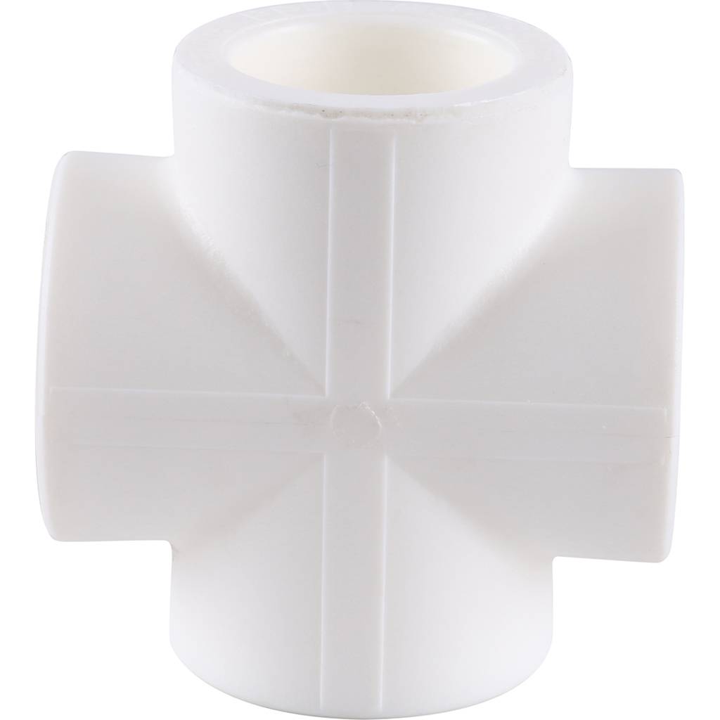 Крестовина Kalde d=32 для полипропиленовых труб под сварку (цвет белый), 3212-crs-320000