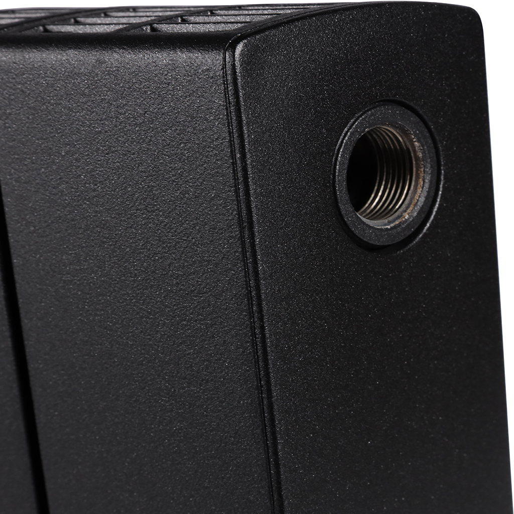 Радиатор биметаллический RIFAR SUPReMO 350 8 секций боковое подключение (цвет: Антрацит), 4RS35-8-AN