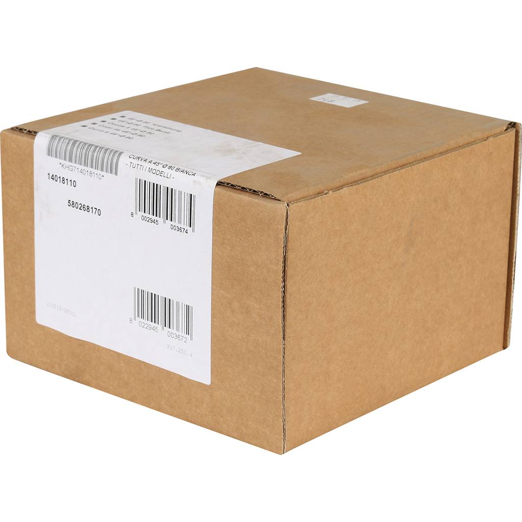 Колено Baxi KHG 45гр. диаметр 80мм