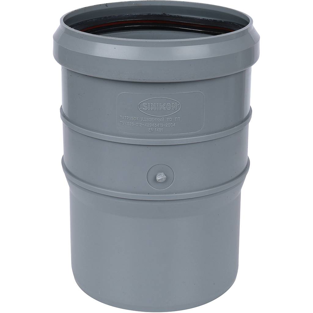 Компенсационный патрубок Sinikon D110 удвоенный, 530007.R