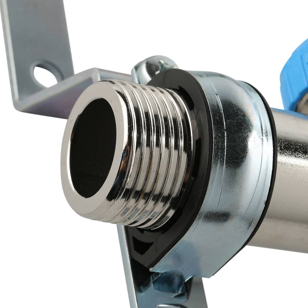 Распределительный коллектор РЕХАУ RAUTHERM S HKV на 5 контуров нерж .сталь (без шаровых кранов), 12180511001