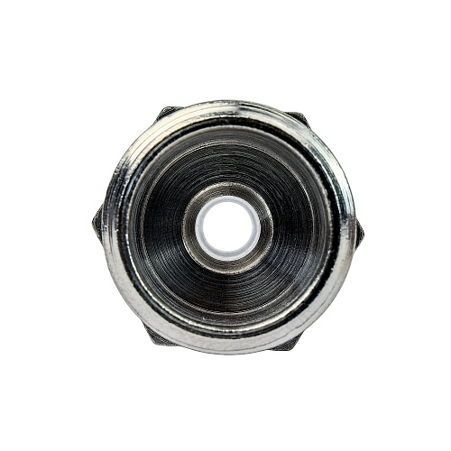 Штуцер для шланга, латунь, наружная резьба 10х1/2, никель, RTP