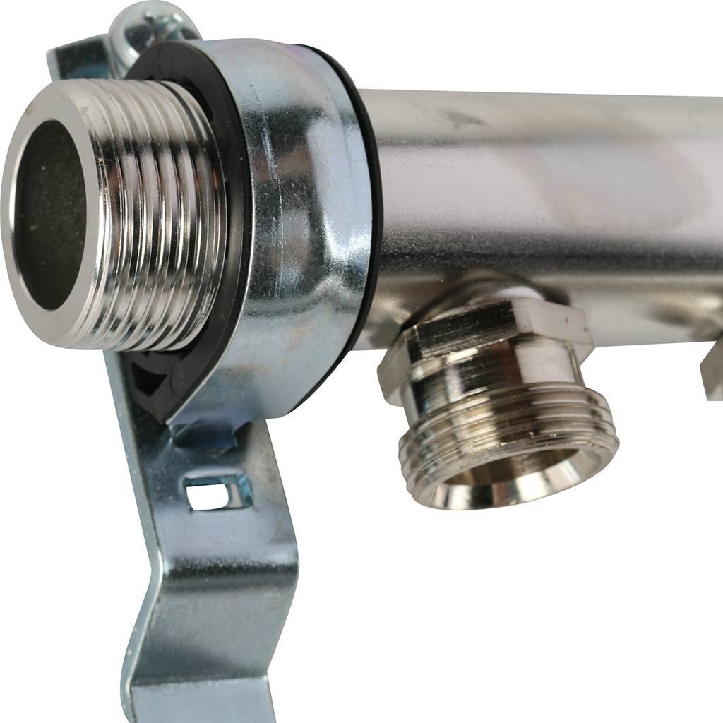 Распределительный коллектор РЕХАУ HLV на 6 групп нерж. Сталь