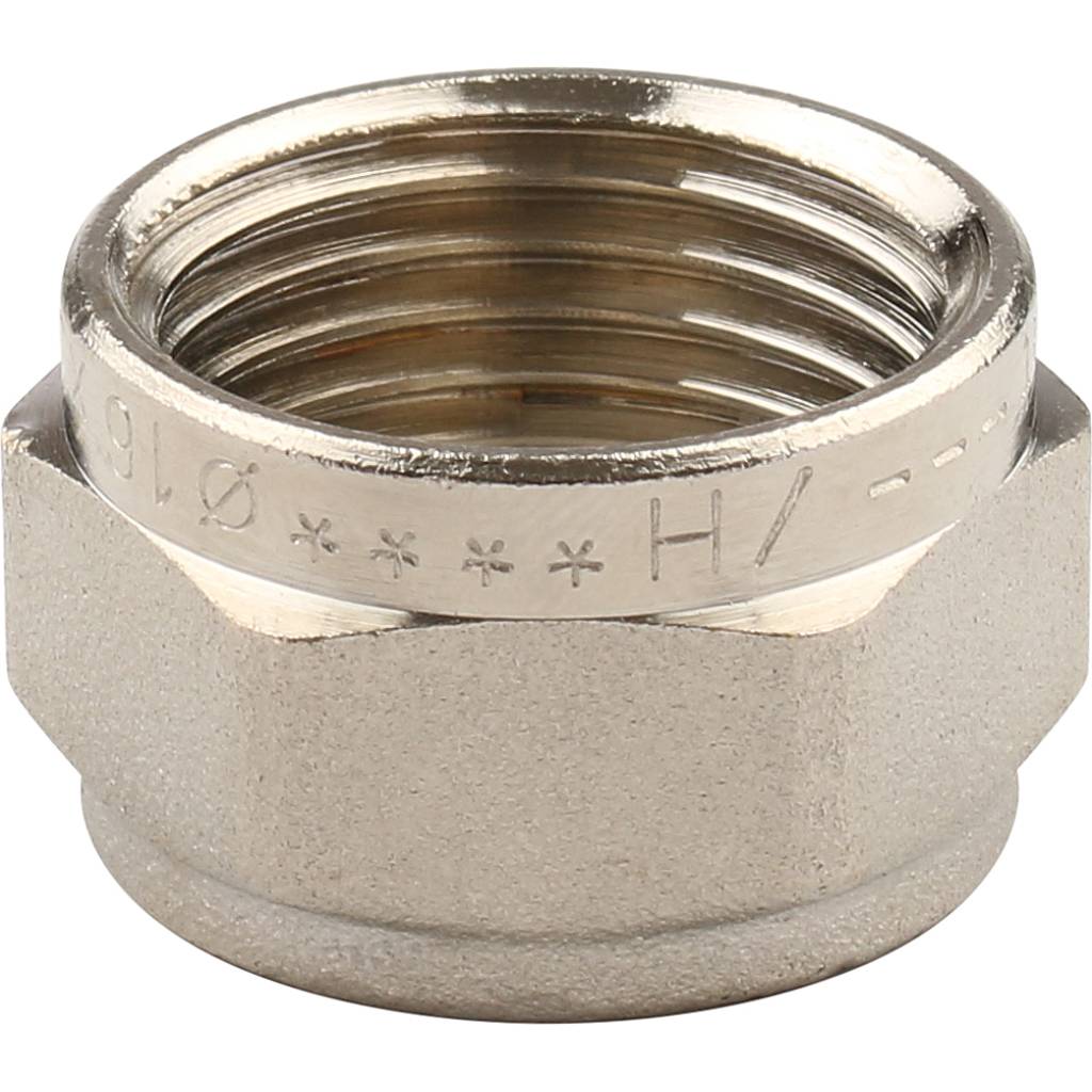 Тройник TIEMME (16х2.0) для металлопластиковых труб винтовой, 1600002