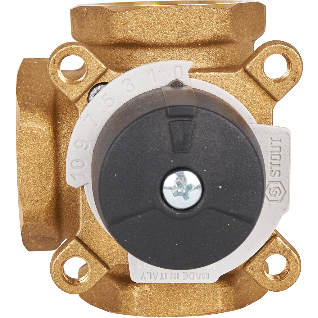 Трехходовой смесительный клапан STOUT 1 1/4 Kvs 15