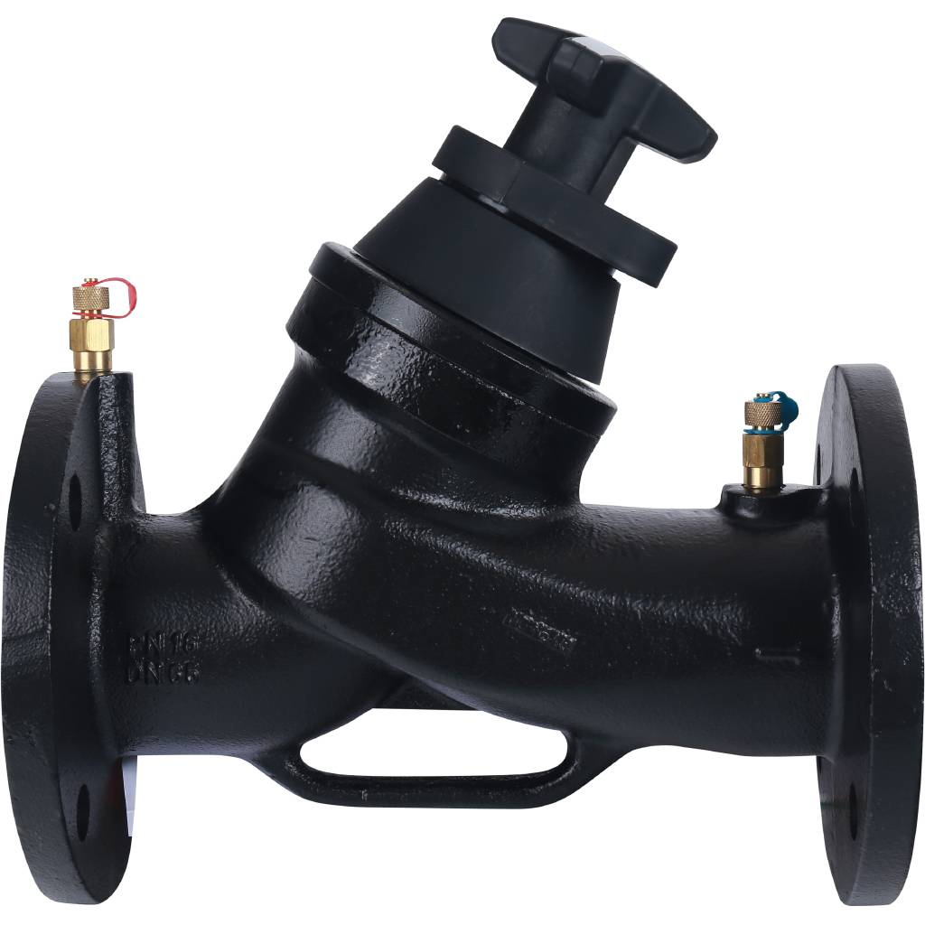 Клапан балансировочный ручной Cimberio CIM 3739В Ду65 чугун  Kvs=72,09 PN16 FF с изм. Ниппелями, CIM 3739B 65