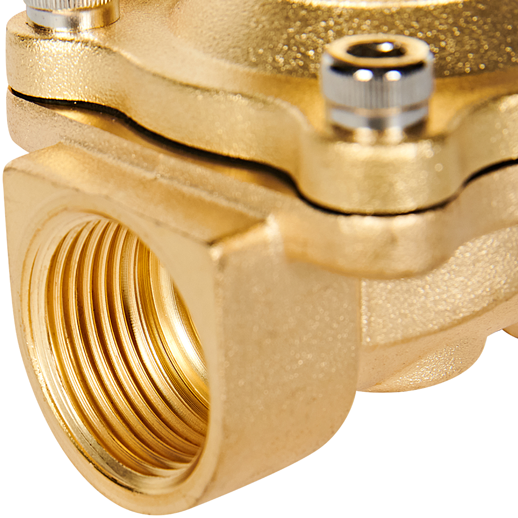 Клапан соленоидный (электромагнитный) STOUT прямого действия НО 24В G3/4 SSV-0020-024020