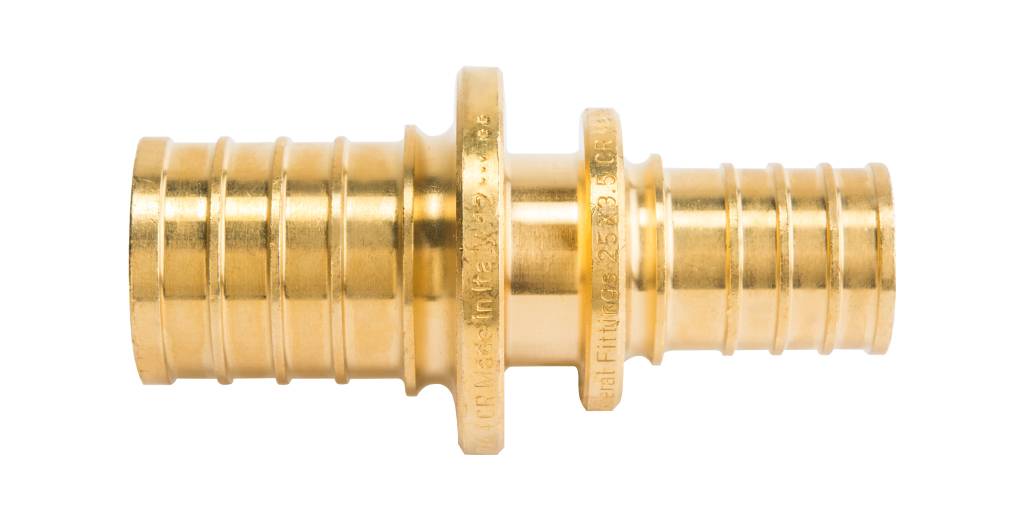 Муфта STOUT соединительная переходная для труб из сшитого полиэтилена (аксиал., 25x16), SFA-0004-002516