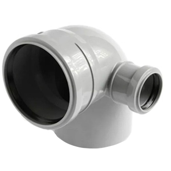 Отвод Sinikon с правым патрубком ПП D110/050*87°, 554003.R