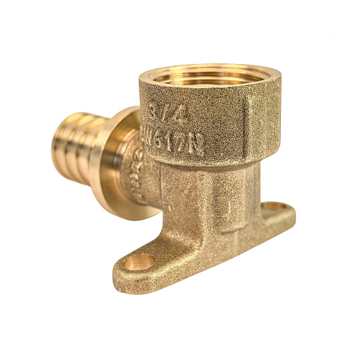 Водорозетка аксиальная, латунь, внутренняя резьба,25х3/4, желтый, RTP