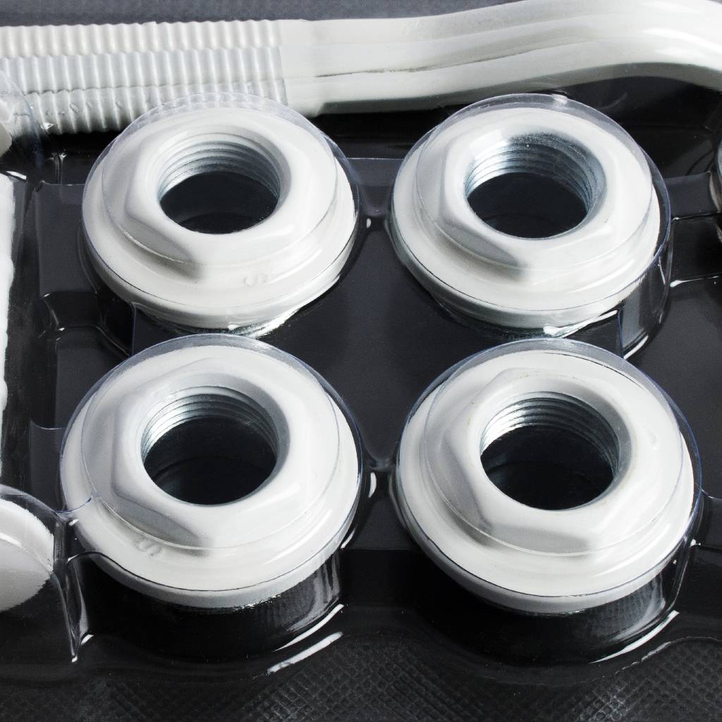 Монтажный комплект ROMMER 1/2 13 в 1 (RAL9016) c 3-мя кронштейнами, 6908600633151(97429)