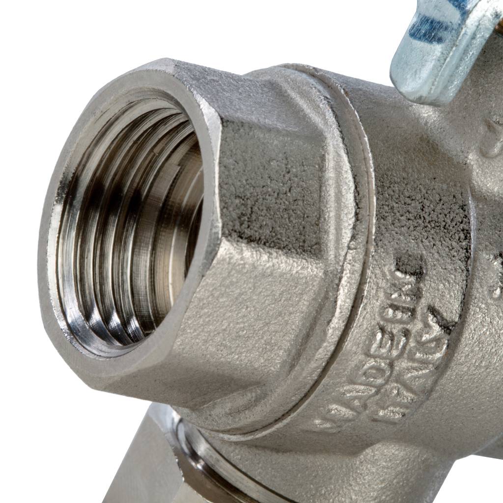 Кран шаровой STOUT с фильтром 1/2, SVF 0001 000015