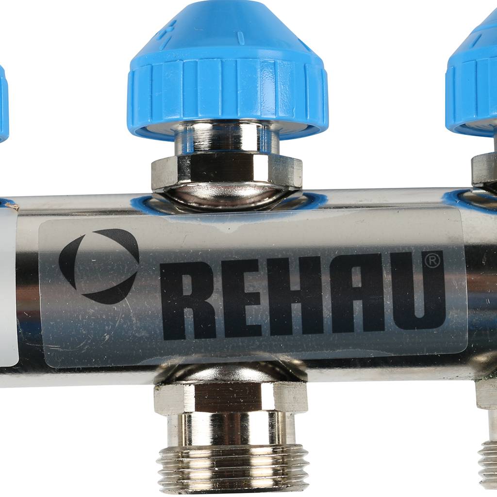 Распределительный коллектор РЕХАУ HKV на 4 контура (нерж .сталь), 12180411001