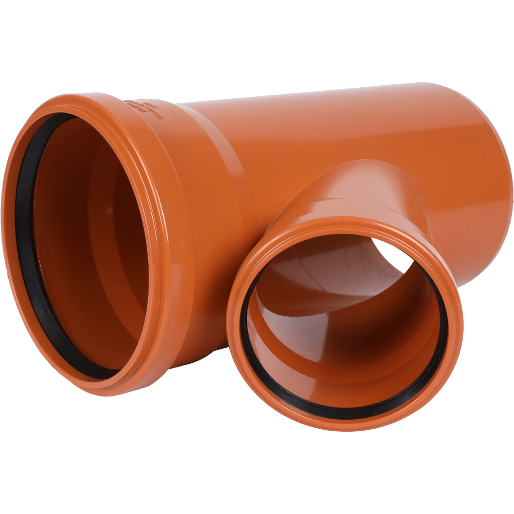 Тройник Sinikon НПВХ D160x110x45° для наружной канализации, 20330.R.B